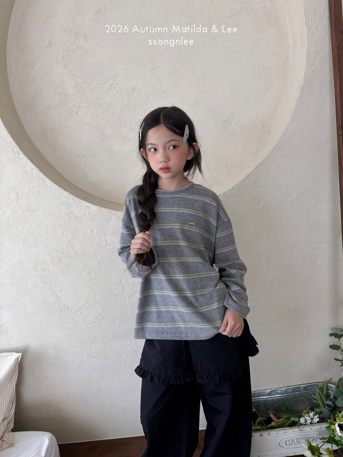 matilda&lee happy border knit (85-165cm)