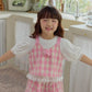 melikey bread and check shorts (80-140cm)