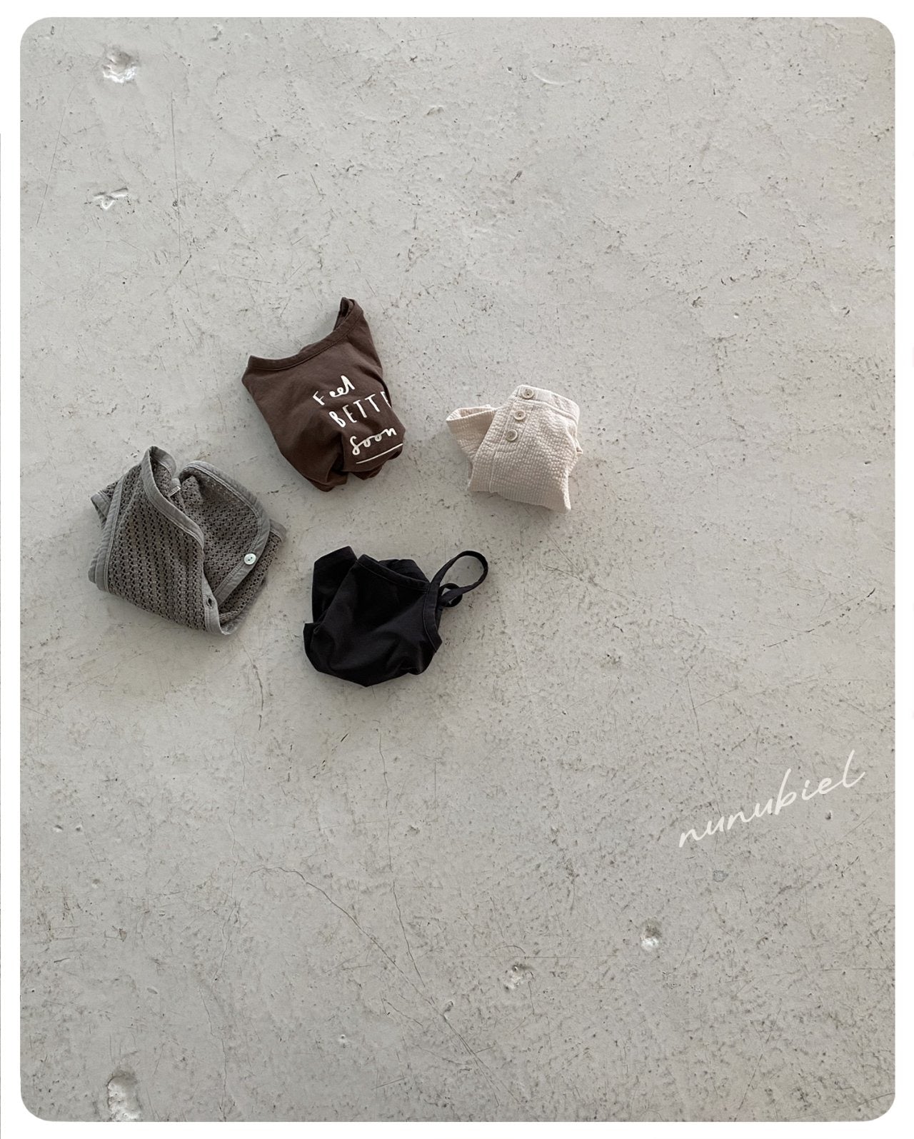 nunubiel bebe recycle t-shirts (3-18m)