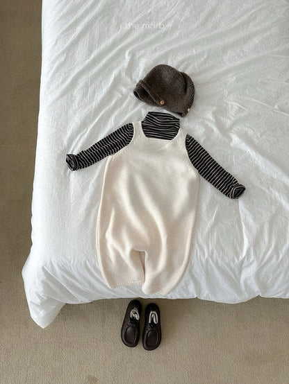 minirobe teddy knit overall (70-110cm)