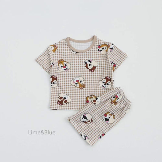 Lime&Blue 親子款 迪士尼人物居家服 (kids & mom & dad )