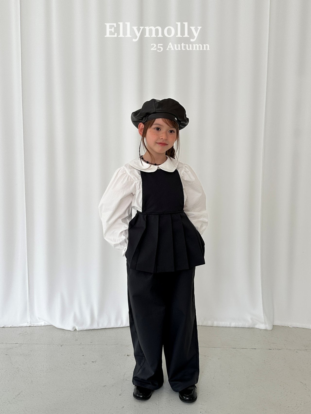 ELLYMOLLY sugar collar blouse (90-145cm)