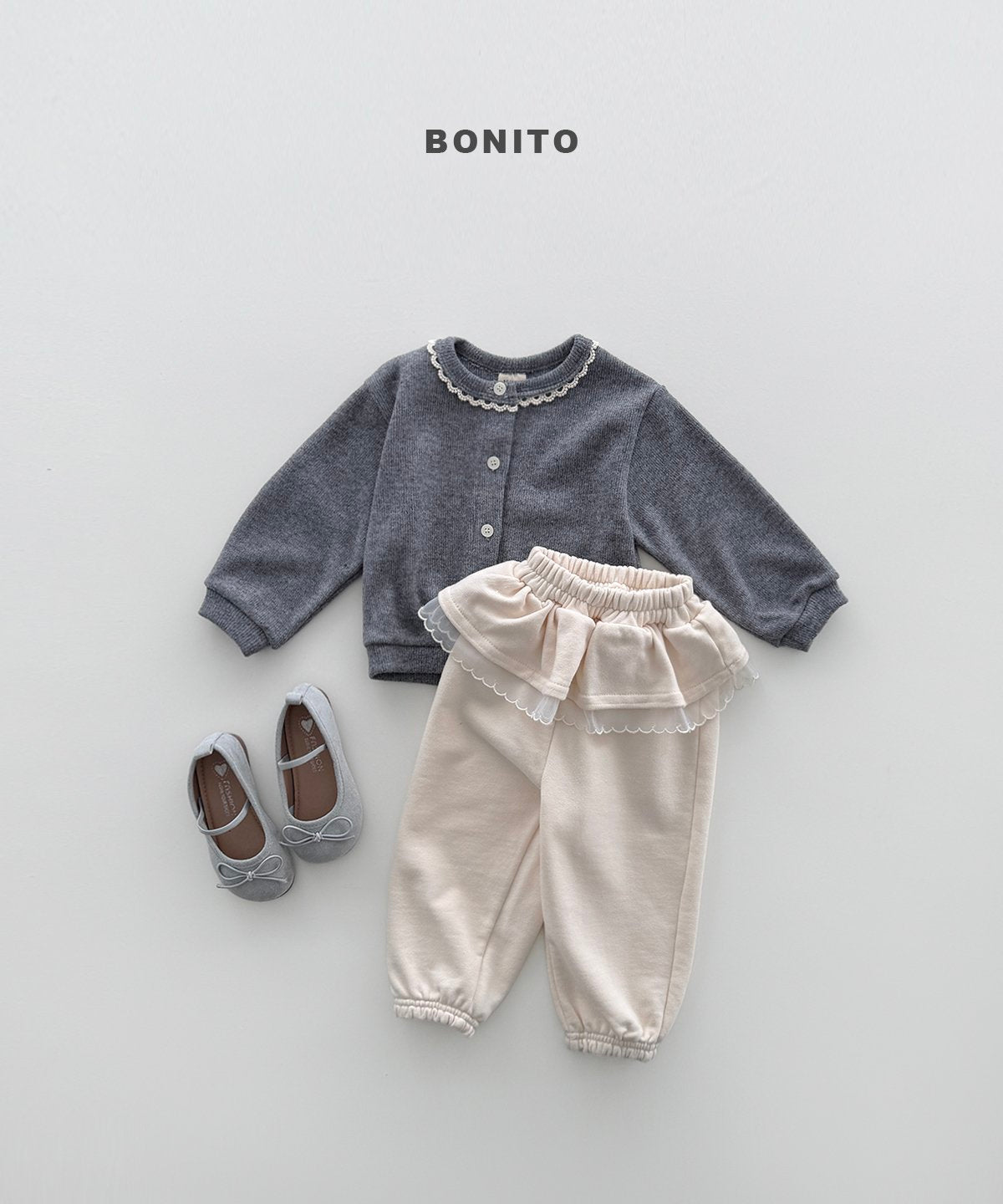 bonito frill jogger pants (~80-140cm)
