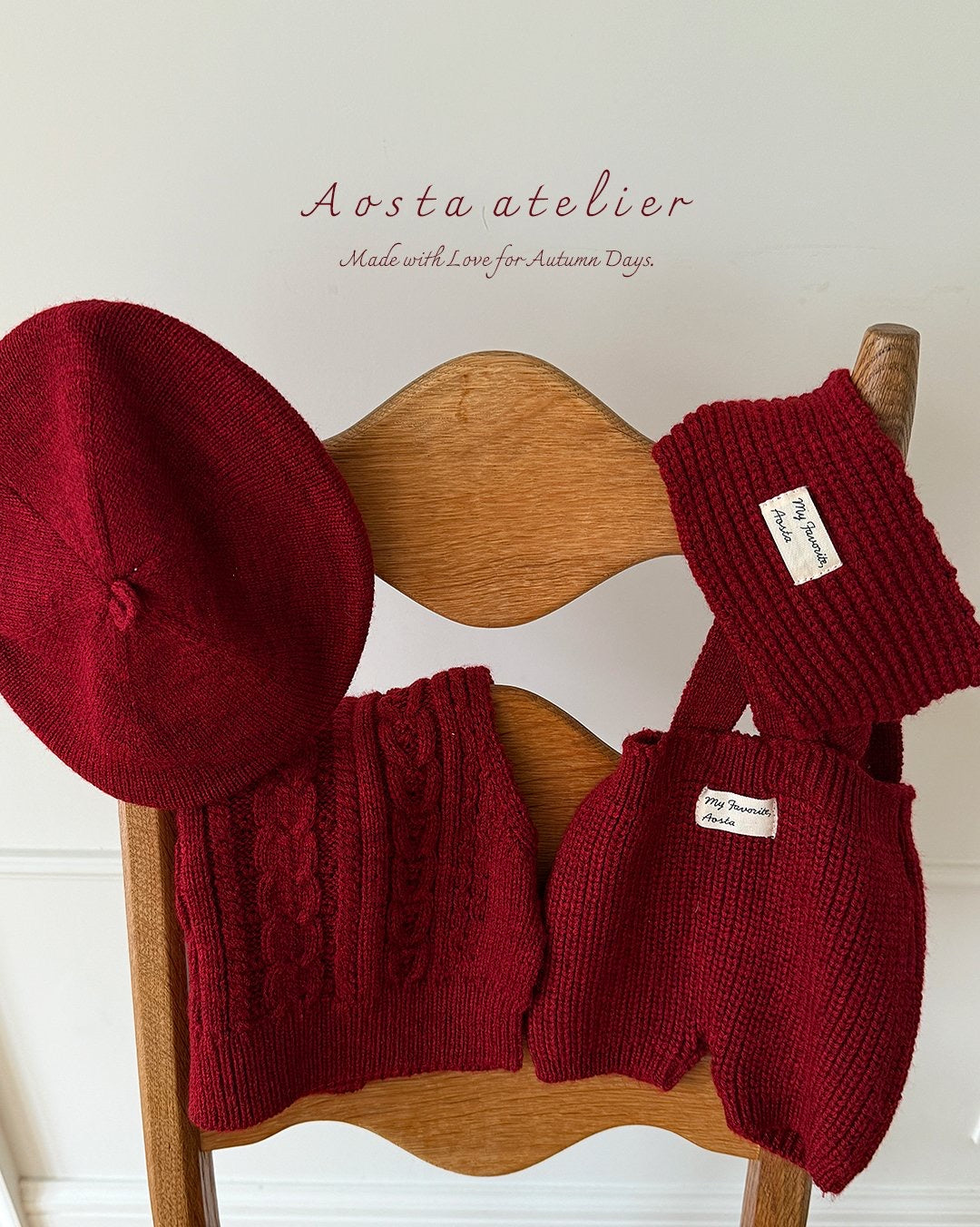 Aosta knit beret