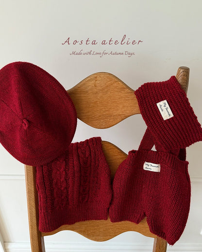 Aosta knit beret