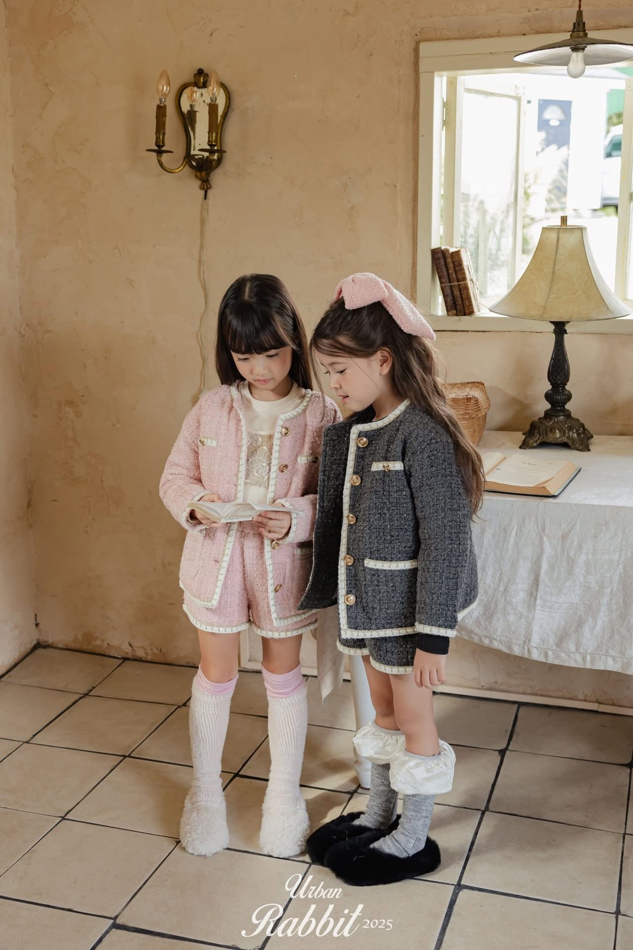 Urban Rabbit 小香風毛呢短褲 (80-140cm)