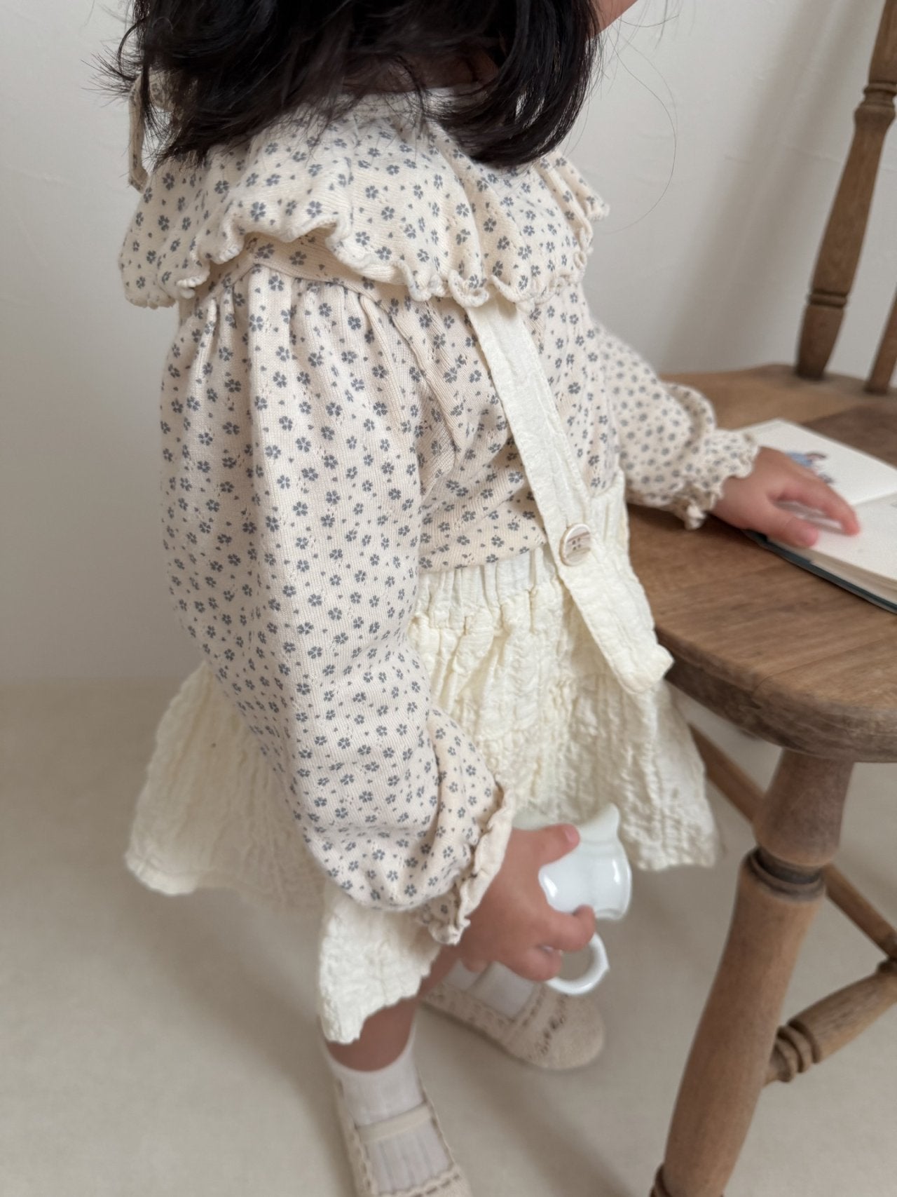 mimi market dia fril collar tee (75-90cm)