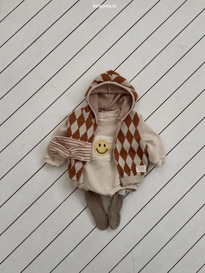 bebeholic dia hooded vest (6-18m)