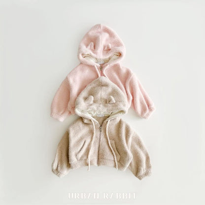 Urban Rabbit 連帽貓耳抽繩外套 (80-140cm)