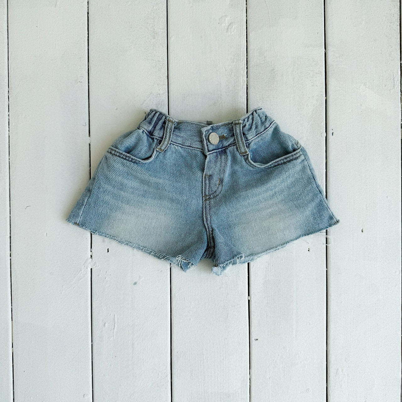 ELLYMOLLY denim flap pocket pants (90-145cm)