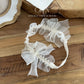 OREN shiny organza pleated hairband