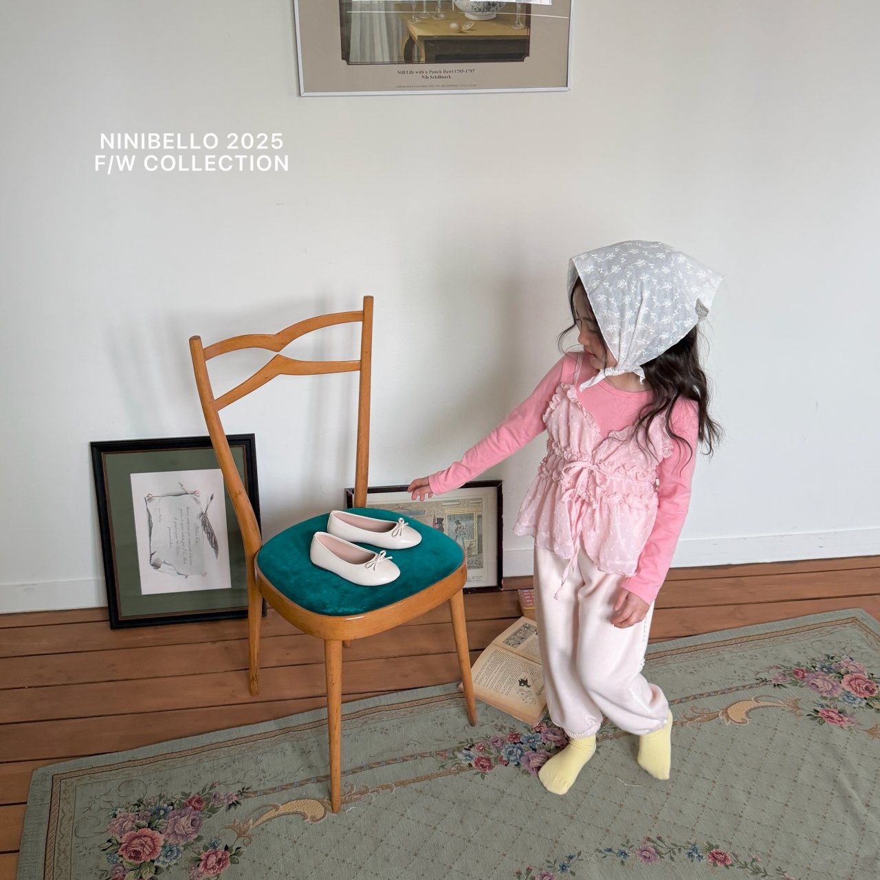 ninibello milk lace jogger pants (80-130cm)