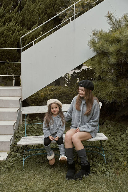 momoann knit hood set (90-125cm)