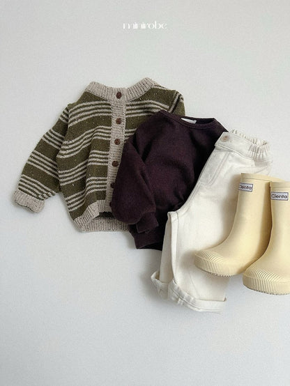 minirobe line knit cardigan (75-110cm)