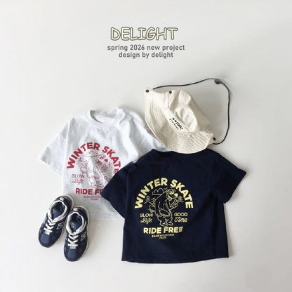 Delight  親子款winter 熊熊Tee (kids & adult )
