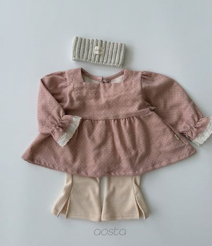Aosta milk dot blouse (~70-115cm)