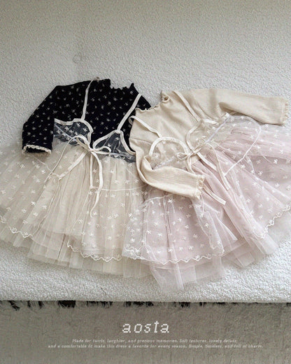 Aosta camellia dress (~70-115cm)