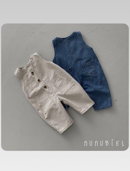 nunubiel denim jump suit (75-120cm)