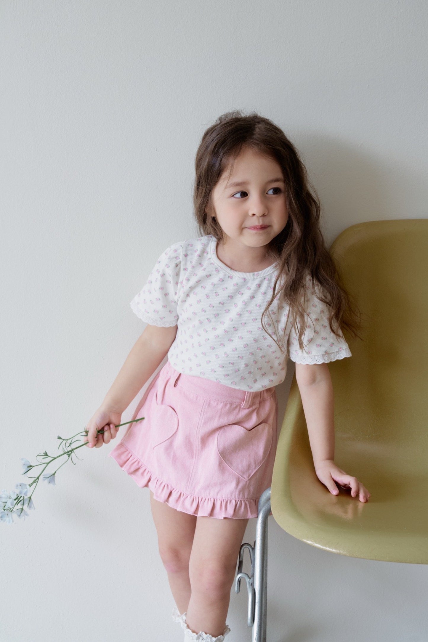 momoann frill heart skirt (90-130cm)