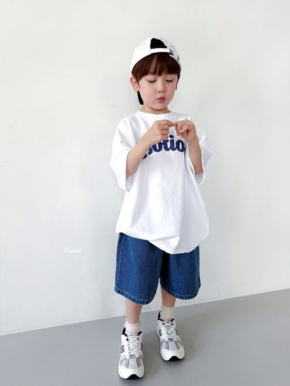 Dsaint 三色經典牛仔短褲 (80-148cm)