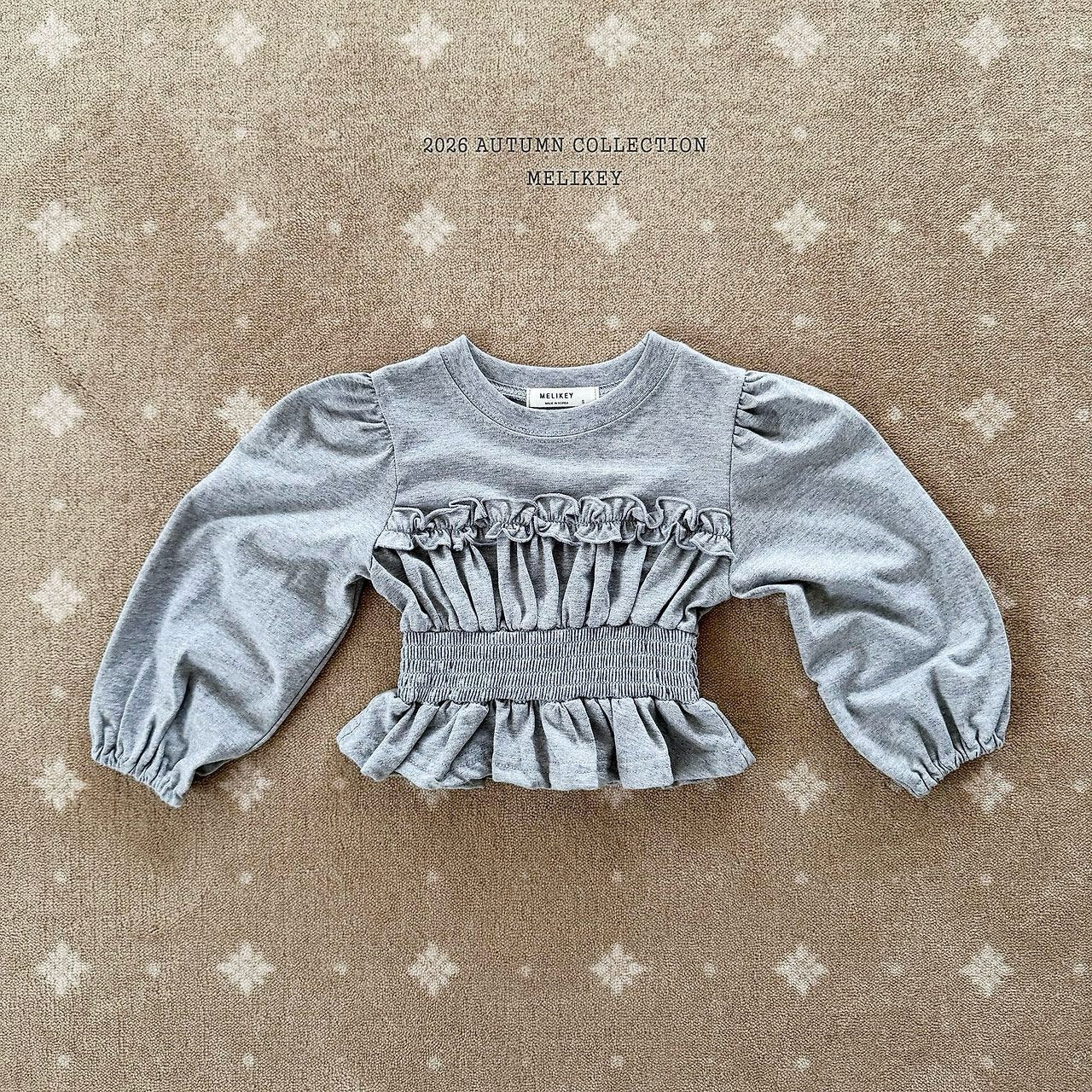 melikey smoke frill t (~80-140cm)