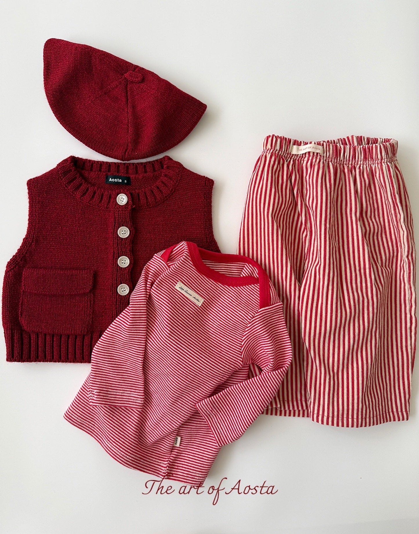 Aosta knit cookie vest (~70-115cm)
