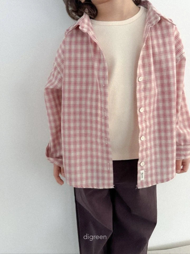 Digreen Check Shirt (85-130cm)