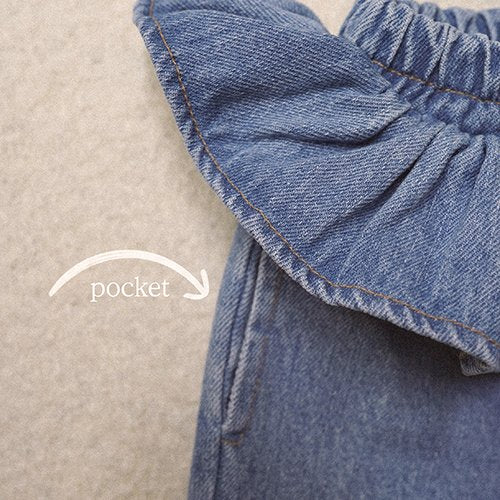 BANANAJ frill denim pants (80-135cm)
