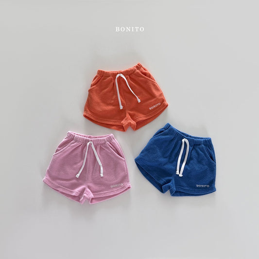 bonito plain terry shorts (70-140cm)
