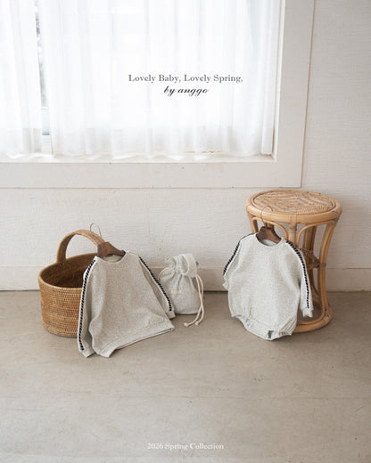 anggo cookie&cream romper (3-12m)