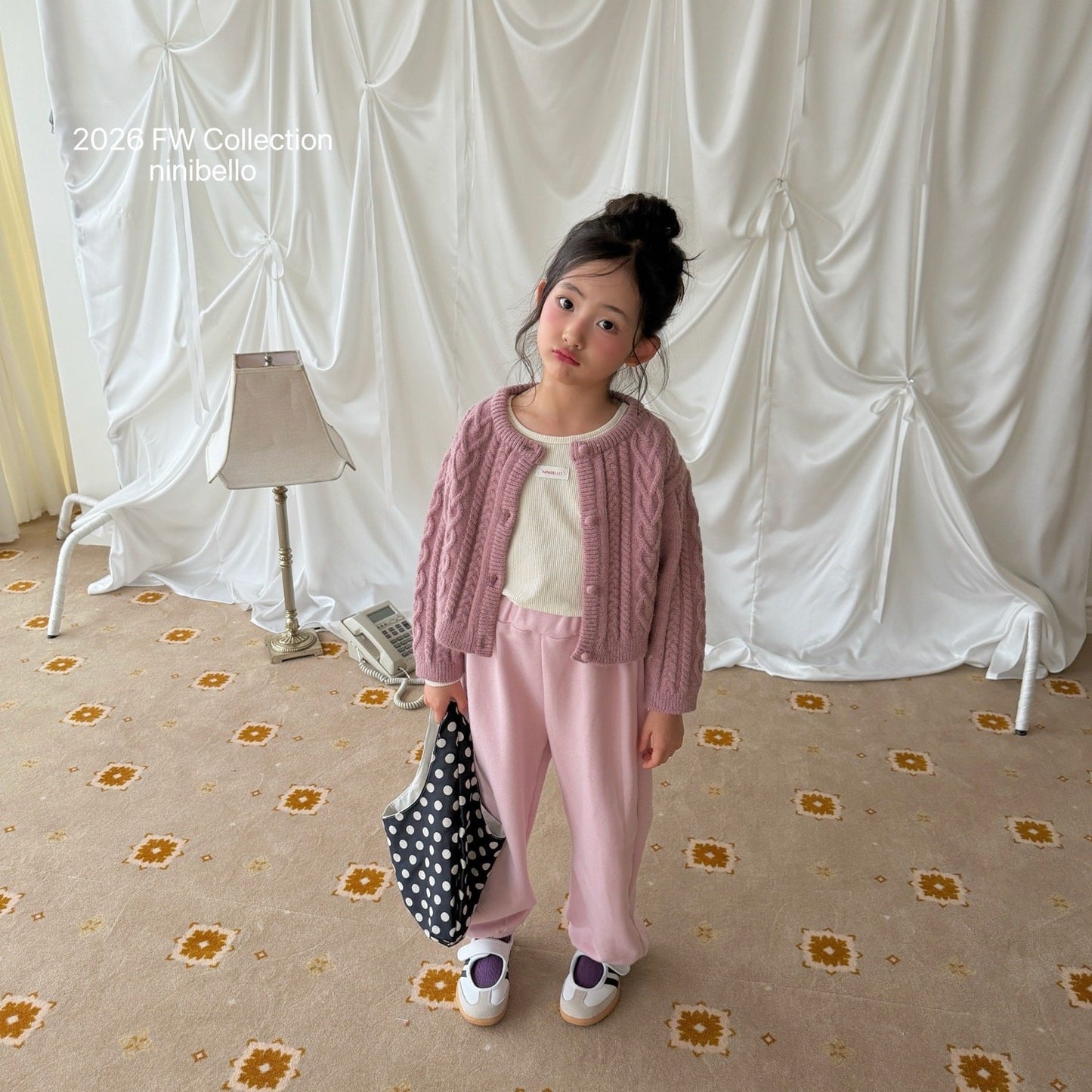 ninibello mob knit cardigan (90-125cm)
