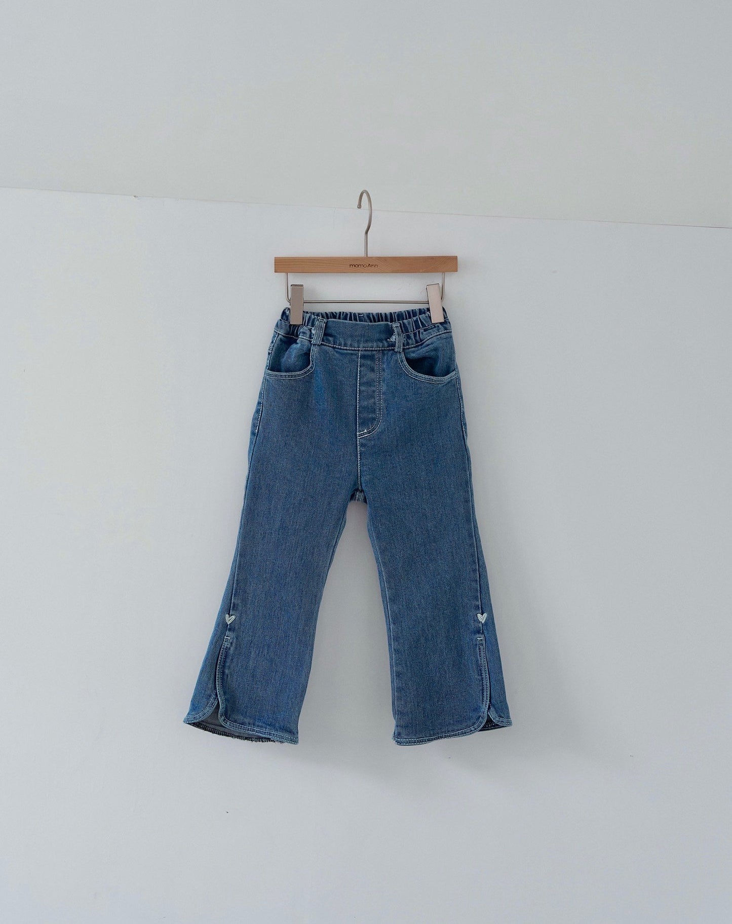 momoann Heart denim boot cut (90-150cm)