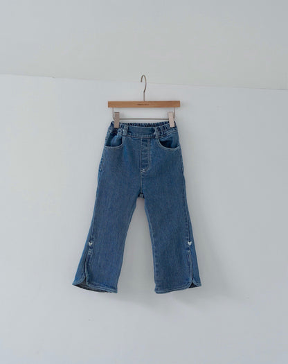 momoann Heart denim boot cut (90-150cm)
