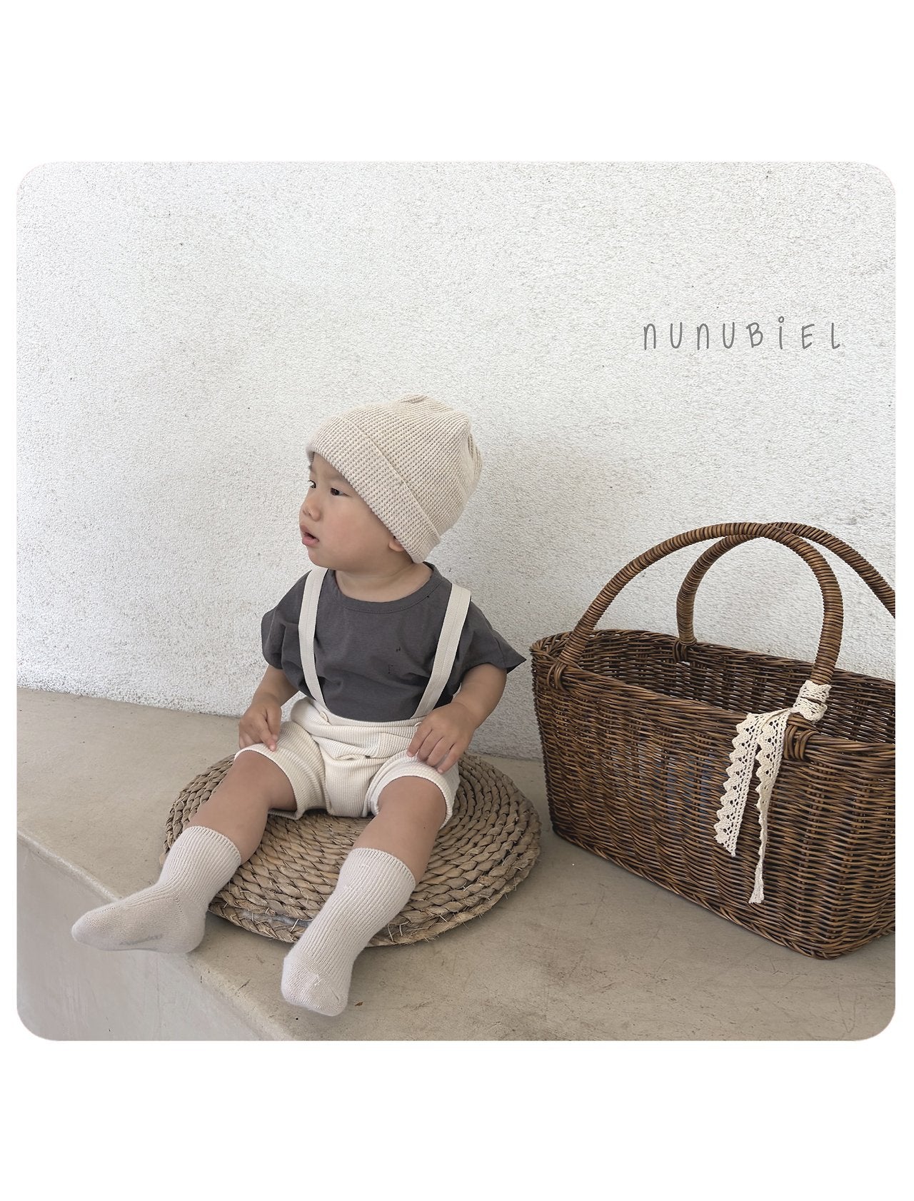 nunubiel bebe waffle leggings (6-18m)