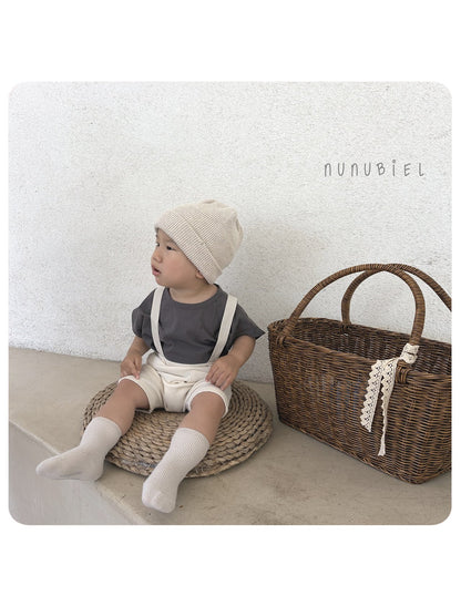 nunubiel bebe waffle leggings (6-18m)