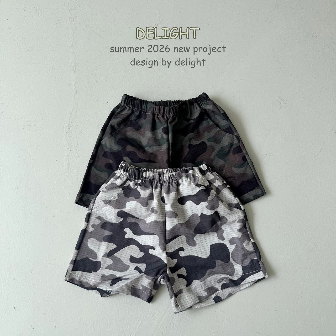 Delight 迷彩短褲 (85-148cm)