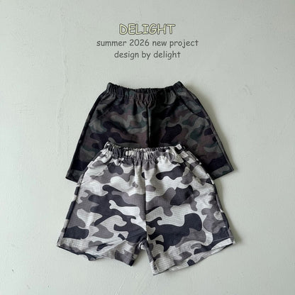 Delight 迷彩短褲 (85-148cm)