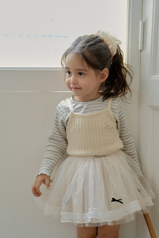 momoann knit vest (90-130cm)