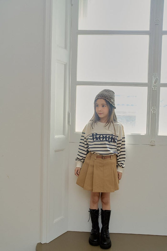 momoann belted cotton skirt (90-150cm)