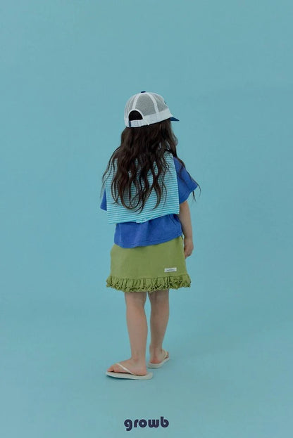 Growb Ruffle Sweat Skirt (90-125cm)