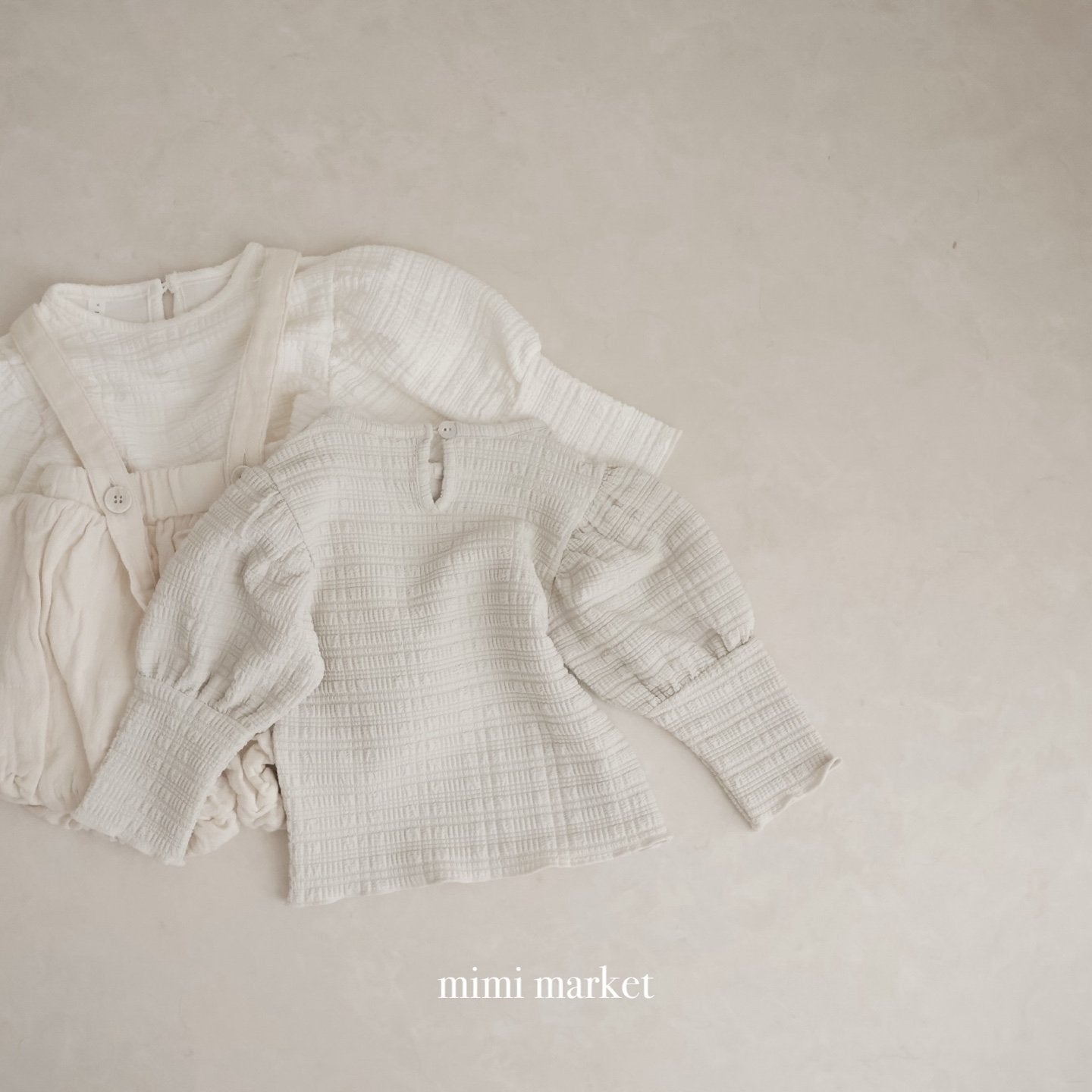 mimi market puff sleeve tee (75-90cm)