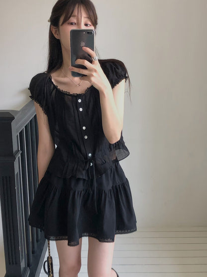 甜美天絲blouse *共3色