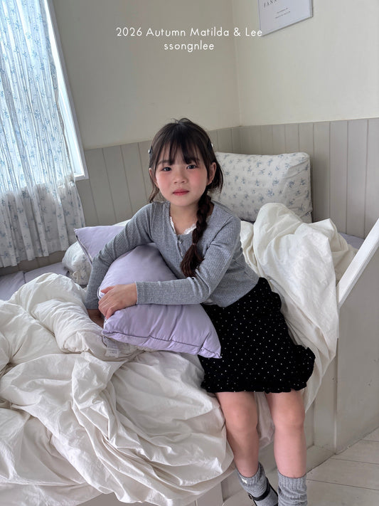 matilda&lee lace cardigan tee (85-165cm)