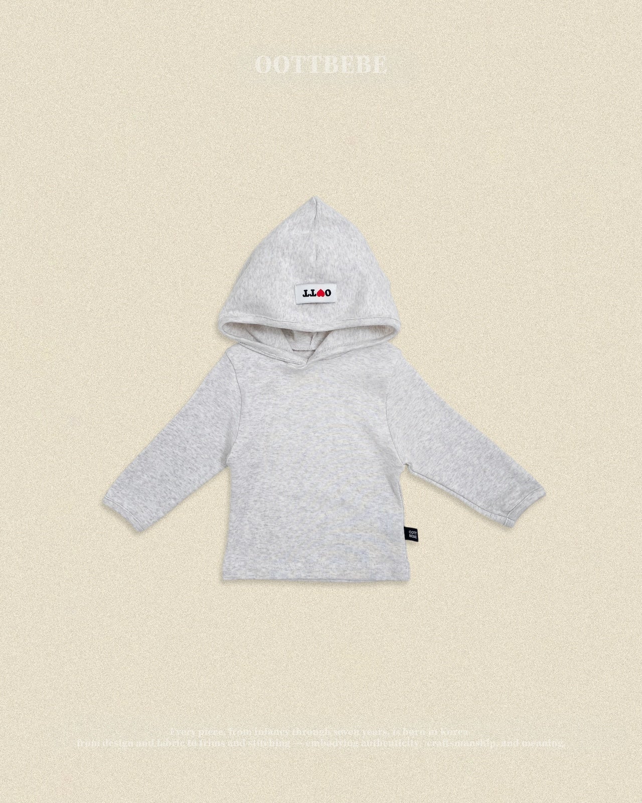 oottbebe rétro hoodie T (65-115cm)
