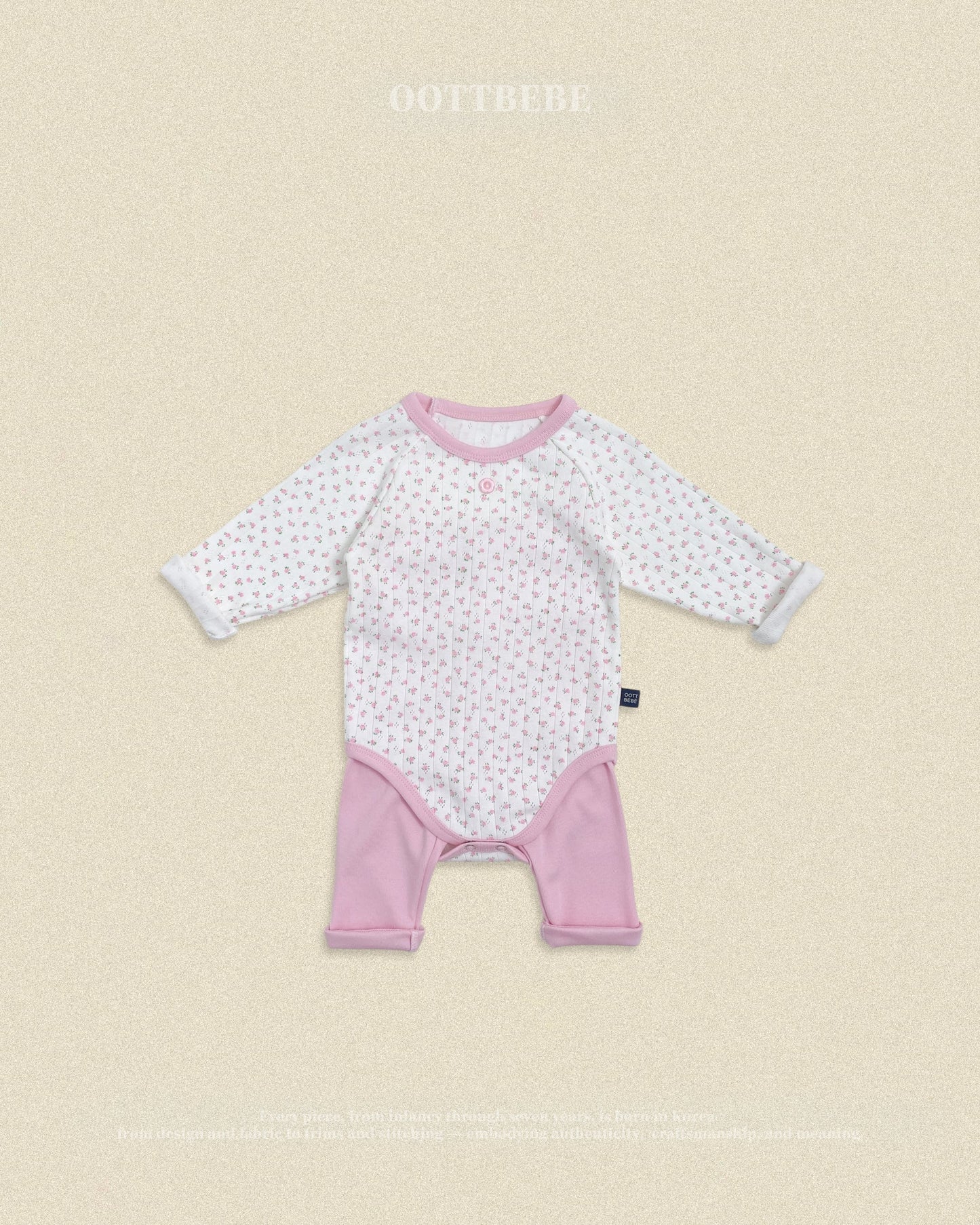 oottbebe coco flower suits (0-12m)