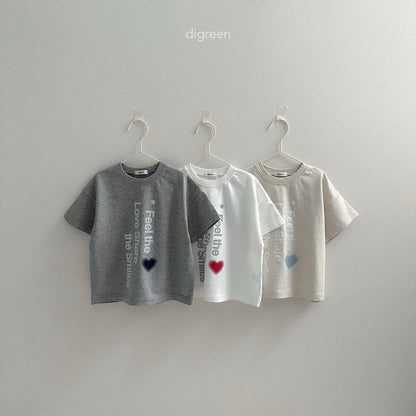 digreen love share t-shirt (90–130cm)
