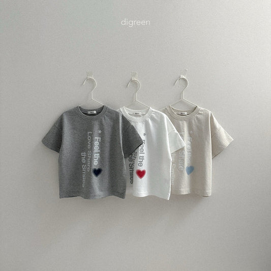 digreen love share t-shirt (90–130cm)