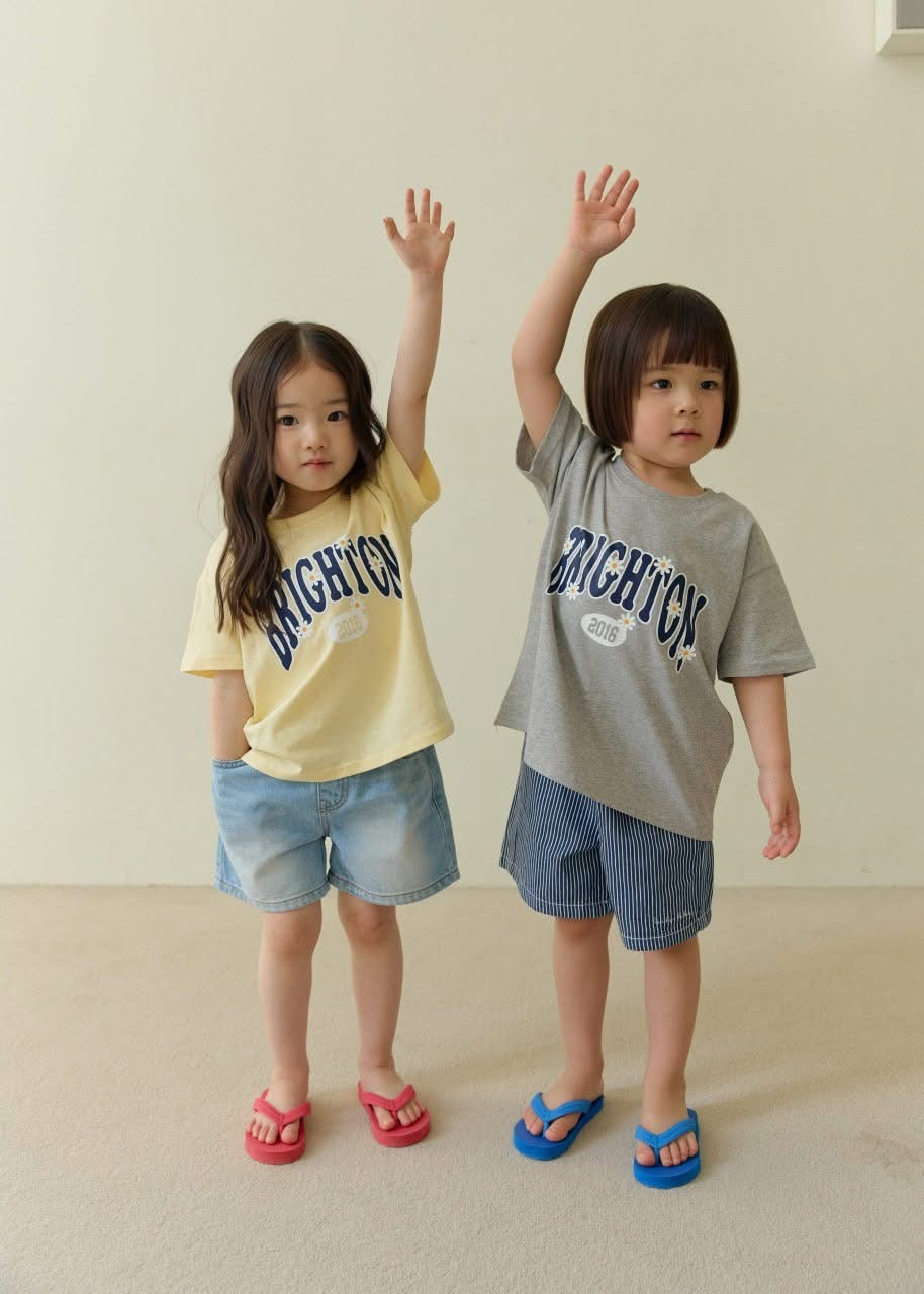 Dailybebe 刷色牛仔短褲 (75-140cm)