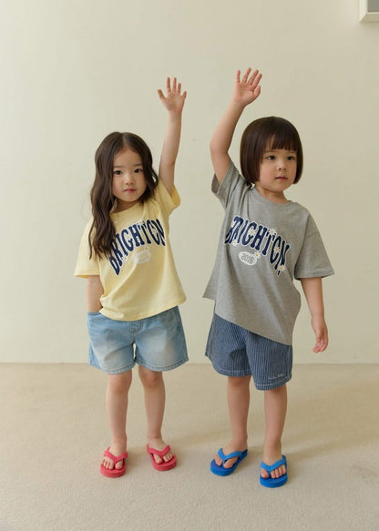 Dailybebe 刷色牛仔短褲 (75-140cm)