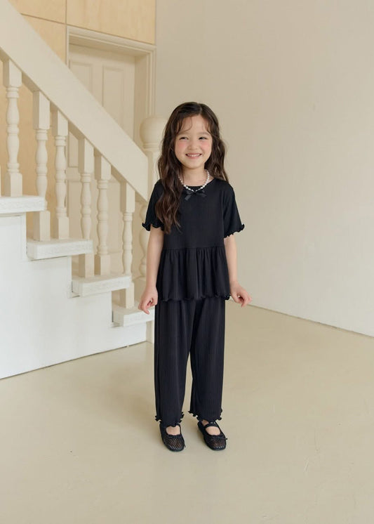 Dailybebe 捲捲邊涼感套裝 (75-140cm)